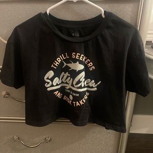 Black Salty Crew tee
